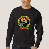 PAN-AFRICAN-ALLIANCE Africa Jah Rastafari Sweater  スウェットシャツ (正面)