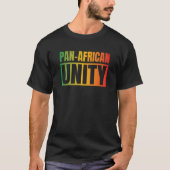 Pan African Black History Month African Pride Pan  Tシャツ (正面)