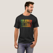 Pan African Black History Month African Pride Pan  Tシャツ (正面フル)