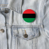 Pan African flag, Afro American Black history 缶バッジ (インサイチュ)