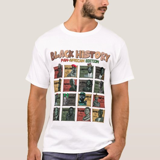 Pan-African Legends Black History T-shirt Gifts  Tシャツ (正面)