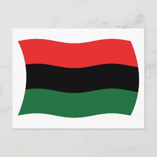 Pan African (UNIA)国旗 ポストカード (正面)