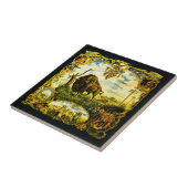 Pan Am Expo with Bison and Native American Motifs タイル (側面)