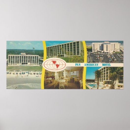 Pan American Resort Motor Inn MYRTLE BEACH, SC ポスター (正面)