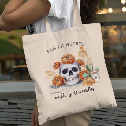Pan de Muerto | Café y Recuerdos Día de Muertos トートバッグ