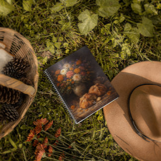 Pan de Muerto Floral Still Life | Monogram ノートブック