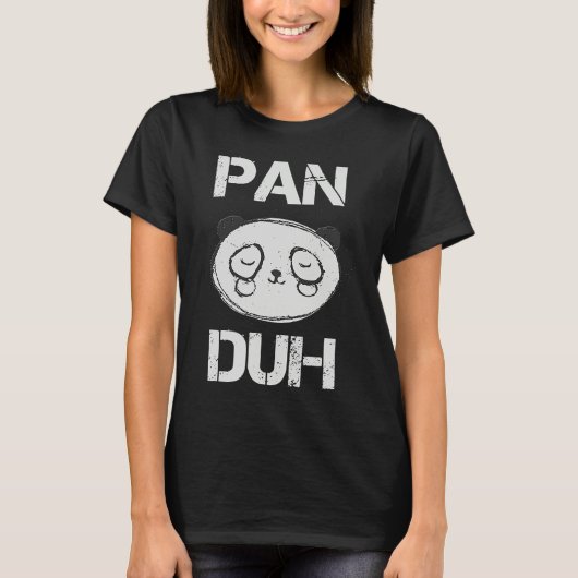Pan Duh Pansexual Panda Bear Gay Tシャツ (正面)