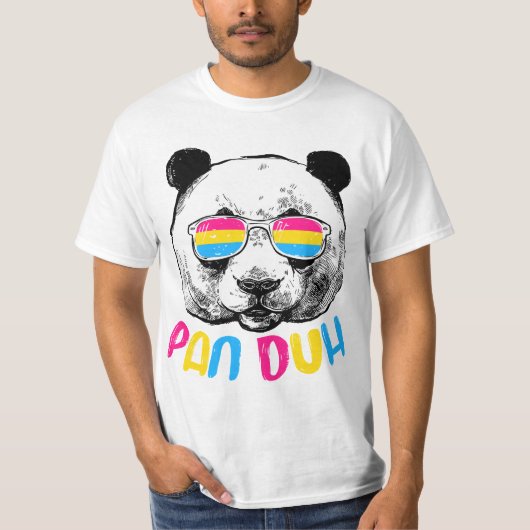 Pan Duh Pansexual Pride Flag LGBTQ Tシャツ (正面)