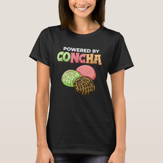 Pan Dulce Concha Mexican Bread Tシャツ (正面)
