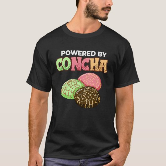 Pan Dulce Concha Mexican Bread Tシャツ (正面)
