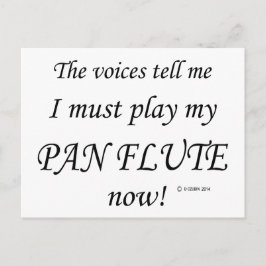 Pan Flute Voices Say Must 遊 ポストカード