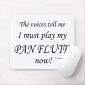 Pan Flute Voices Say Must 遊 マウスパッド (マウス)