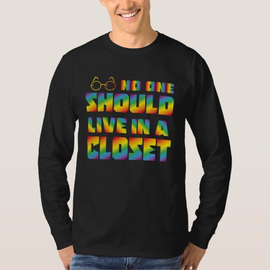Pan Love Trans Coming Out Homo LGBTQ Supporter Que Tシャツ (正面)
