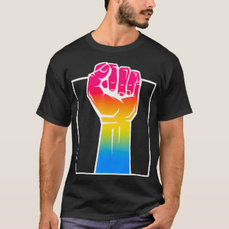 Pan Pride Solidarity Support LGBTQ Panseual  Tシャツ