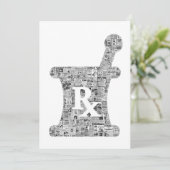 Panaceaヴィンテージ薬局広告ノートカード サンキューカード (スタンド正面)