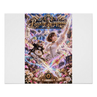 Panacher Symphonia MIKAとChibi-Senseiポスター ポスター