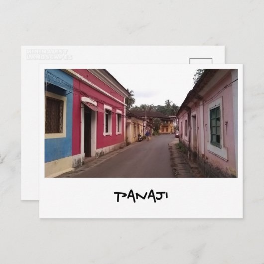 Panaji, Goa (インド) ポストカード (正面/裏面)