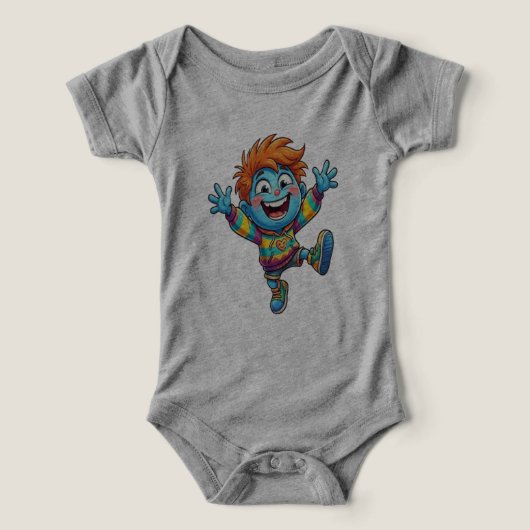 Pañalero de Bebé Lleno de Alegría y Energía, Niño  (デザイン正面)