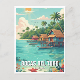 Panama Bocas del Toro Travel  ポストカード