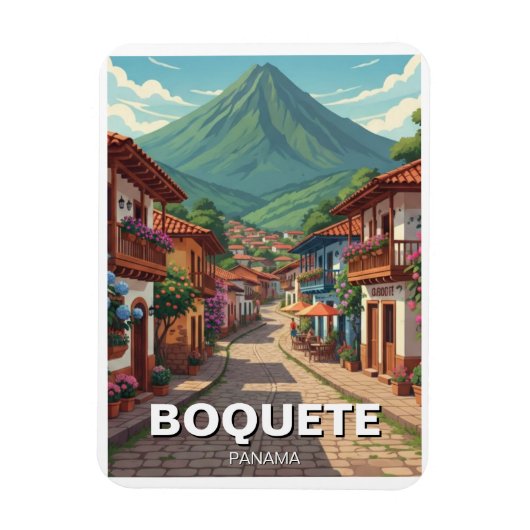 Panama Boquete Travel  マグネット (縦)