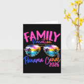 Panama C Vacation 2026 Souvenir Matching Family Gr カード (黄色い花)
