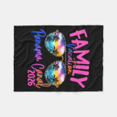 Panama C Vacation 2026 Souvenir Matching Family Gr フリースブランケット (正面(横))