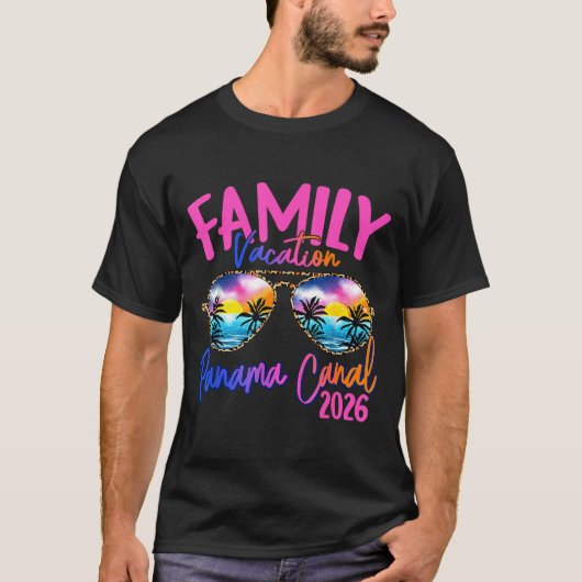 Panama C Vacation 2026 Souvenir Matching Family Gr Tシャツ (正面)