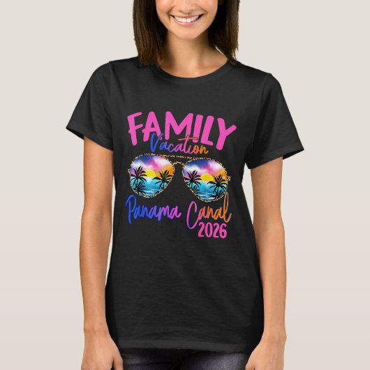 Panama C Vacation 2026 Souvenir Matching Family Gr Tシャツ (正面)