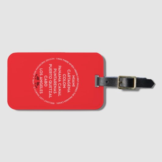 Panama Canal Luggage tag ラゲッジタグ (正面横)
