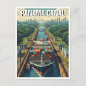 Panama Canal Travel ポストカード (正面)