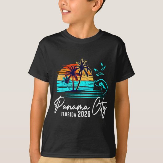 Panama City Florida 2026 Vacation Matching Family  Tシャツ (正面)
