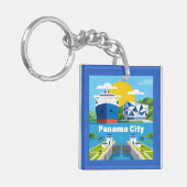 Panama City Panama キーホルダー (正面左)