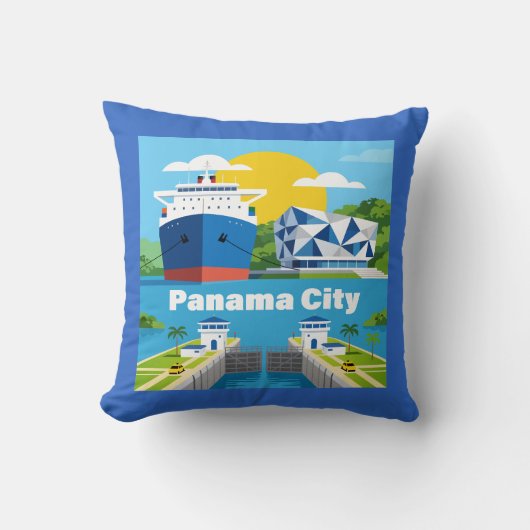Panama City Panama クッション (正面)