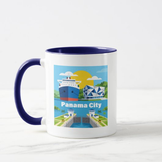 Panama City Panama マグカップ (左)