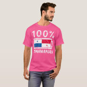 Panama Flag 	  100 Panamanian Battery Power Tee Tシャツ (正面フル)