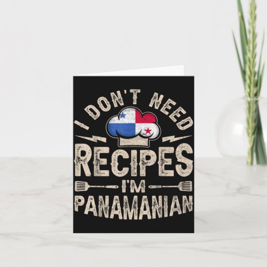 Panama Flag Proud Panamanians Men &amp; Women  カード (正面)