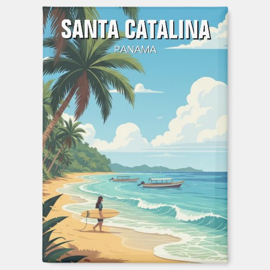 Panama Santa Catalina Travel  マグネット (正面)