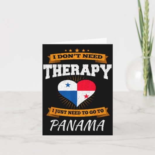 Panamanian Flag I Panama Flag I Vacation Panama カード (正面)