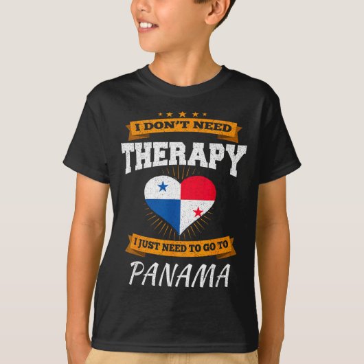 Panamanian Flag I Panama Flag I Vacation Panama  Tシャツ (正面)