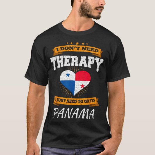 Panamanian Flag I Panama Flag I Vacation Panama  Tシャツ (正面)