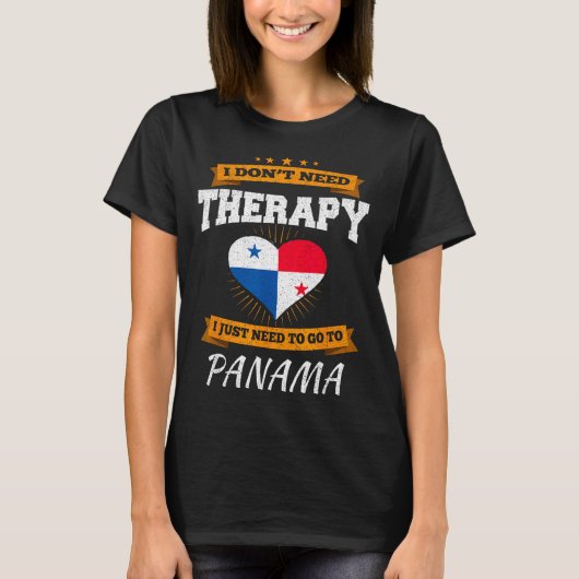 Panamanian Flag I Panama Flag I Vacation Panama Tシャツ (正面)