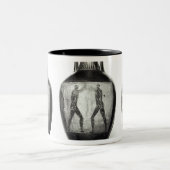 Panathenaicの3 amphorae ツートーンマグカップ (中央)