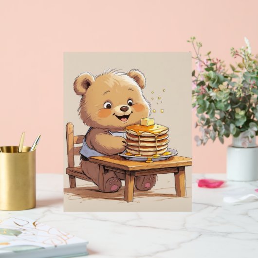 Pancake Bear Poster アクリルサイン (ウェディング)