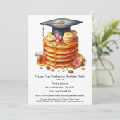 Pancake Graduation Breakfast Celebration 招待状 (スタンド正面)