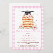 Pancake Graduation Breakfast Celebration  招待状 (正面/裏面)