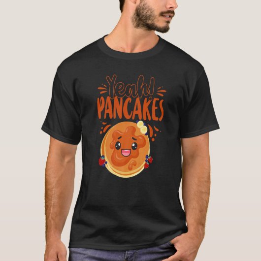 Pancake  Kids Yeah Pancakes Tシャツ (正面)