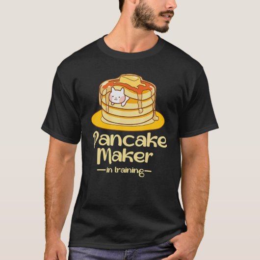 Pancake Maker   Dad Pancake   Flapjack Breakfast Tシャツ (正面)