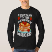 Pancake Maker Pancakes Breakfast Love 1 Tシャツ (正面)