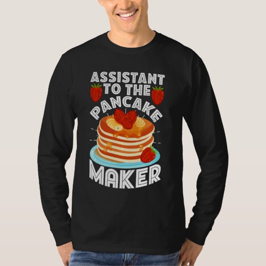 Pancake Maker Pancakes Breakfast Love 1 Tシャツ (正面)