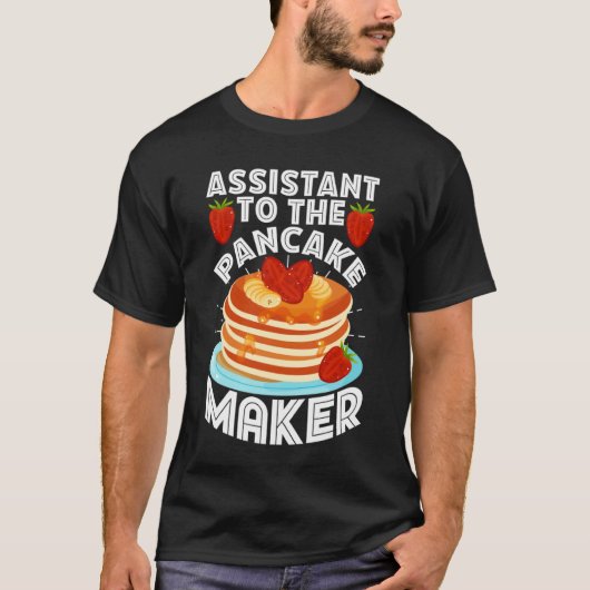 Pancake Maker Pancakes Breakfast Love  1 Tシャツ (正面)
